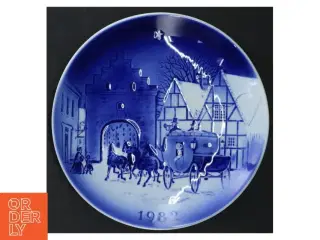 H.C. Andersen juleplatte 1982 fra Porcelænsfabrikken Désirée (str. Ø 19 cm)