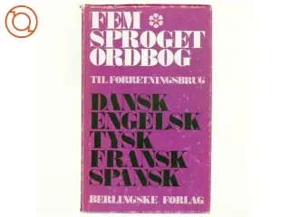 Femsproget ordbog til forretningsbrug (bog)