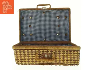 Flettet picnickurv (str. 44 x 30 cm)