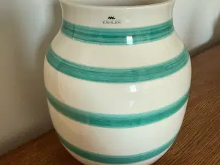 Kähler Vase grønne striper