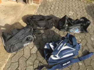 5 sportstasker/gammel vadsæk