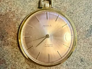 Vintage Lommeur: Mora 17 rubiner / Swissmade