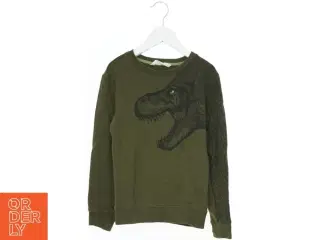 Grøn dinosaur sweatshirt til børn fra H&M (str. 140)