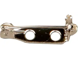 Brochenål, L: 15 mm, forsølvet, 100stk./ 1 pk.