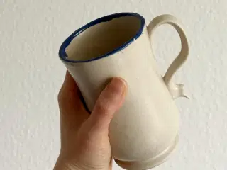 Keramikkrus m blå detaljer