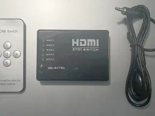 HDMI Switch 5 til 1