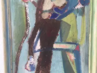 Spændende maleri fra 1993