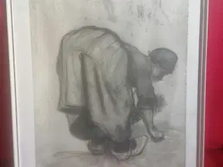 Plakat,Vincent van Gogh -Woman gleaning 1885