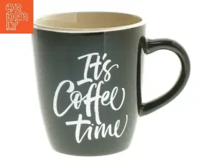 Krus med tekst 'It's Coffee Time' (str. 9 cm)
