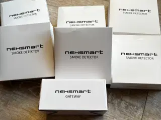 6 stk Nexsmart wifi røgalarmer med gateway