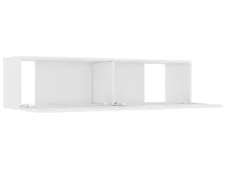 Tv-skab 120x30x30 cm konstrueret træ hvid