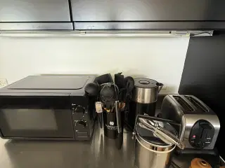 Mikroovn elkedel brødrister 