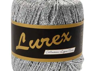 Lurex Garn, L: 160 M, sølv, 25 g/ 1 ngl.