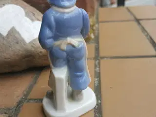 Fisker Figur Porcelæns figur