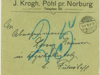 Brev fra Nordborg, 1918