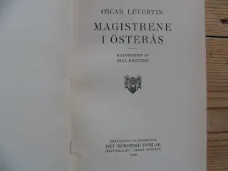 Oscar Levertin. Magistrene i Österås. fra 1900