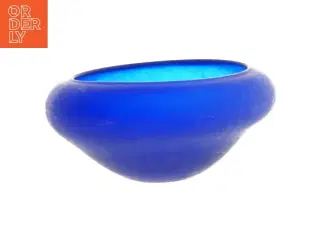Blå glasskål (str. Ø. 20 cm)