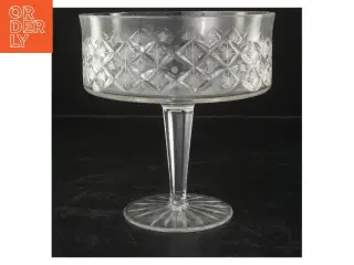 Glasskål på fod (str. Ø 17,5 cm)