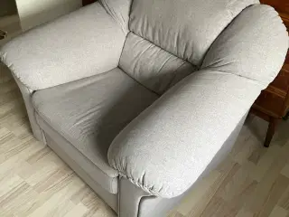 Chalton lænestol, grå