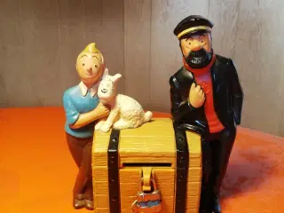 Tin Tin Sparebøsse med nøgle