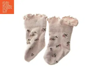 Name It babystrømper med blomster (str. 12 cm)