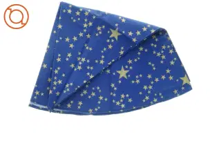 Blå dug med gyldne stjerner (str. Ø 150 cm)