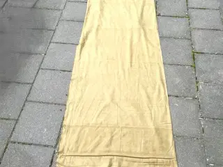 Imiteret ruskind. Stof i khaki-farve