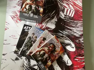 Attack on Titan. Vol 5-8 i Box m/plakat