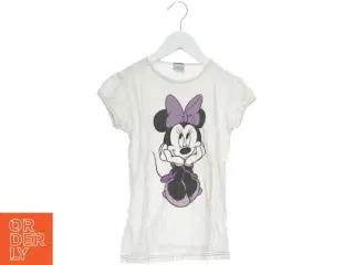 Hvid Minnie Mouse T-shirt til børn fra Disney (str. 122)