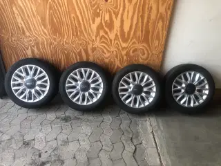 Fiat 500 Lounge fælge & Goodyear dæk