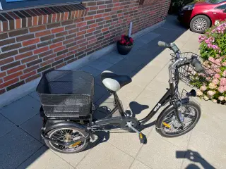 Trehjulet elcykel 