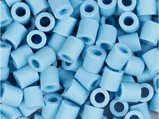 NABBI BioBeads Rørperler, Lyseblå, 1000 stk.
