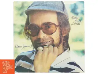 Elton John LP 'Rock of the Westies' fra MCA Records (str. 31 x 31 cm)