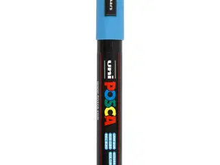 Posca Tusch, PC-5M, streg 2,5 mm, medium, lyseblå, 1 stk.