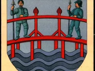 Danske Byvaabner - Hobro Byvaaben - Fritz Benzen 21 - Ubrugt