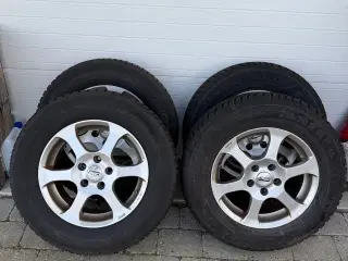 Vinterdæk på 16” alufælge 