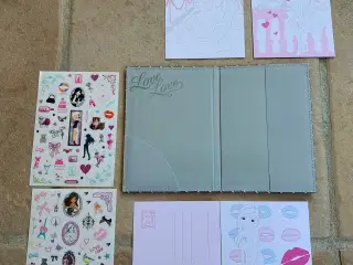 TopModel postkort og stickers fra Depesche . 