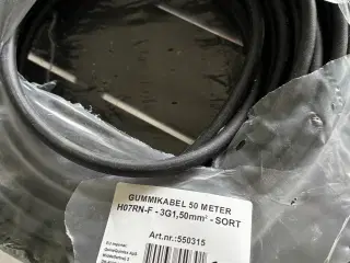 Gummikabel 3x1,5 mm2  ca. 35 meter