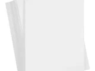 Hvid A6 Karton 180 g - 100 ark til kreative projekter