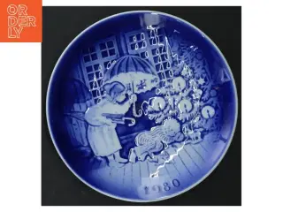 H.C. Andersen juleplatte 1980 fra Desiree (str. Ø 19 cm)