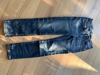 Blå jeans str. 134 fra H&M
