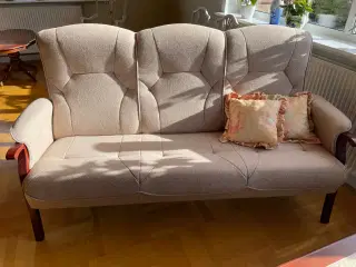 Sofagruppe, sofa og 2 stole