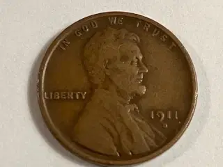 One Cent 1911 D USA