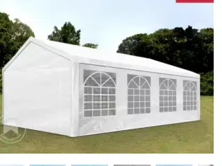 Partytelt 4x8 m - Hvid
