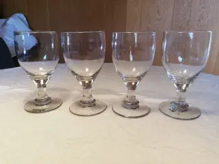 4 Hogla glas fra Holmegaard Glasværk