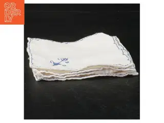 Broderede stofservietter