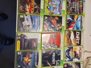 Xbox 360 spil og tilbehør 