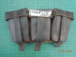 Tysk patrontaske til k.98 ammunition.