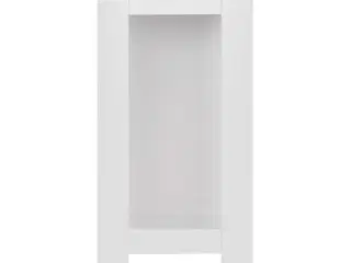 Barbord med hylde 110 x 50 x 103 cm hvid