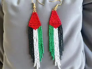 Palæstina øreringe, håndlavede 